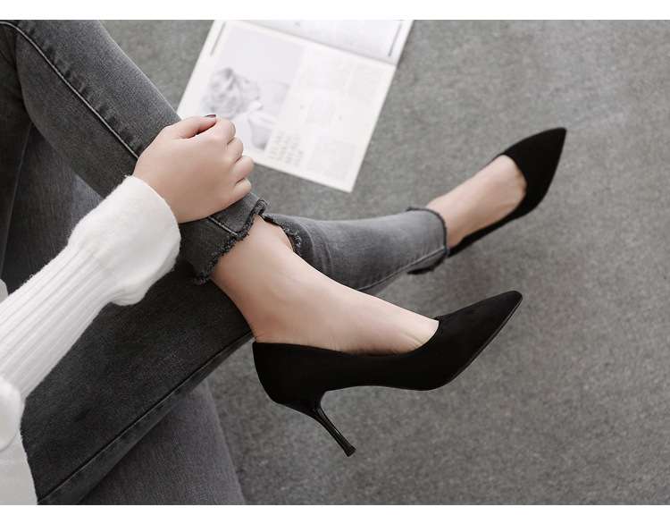 ハイヒール エレガントポインテッドトゥパンプス
