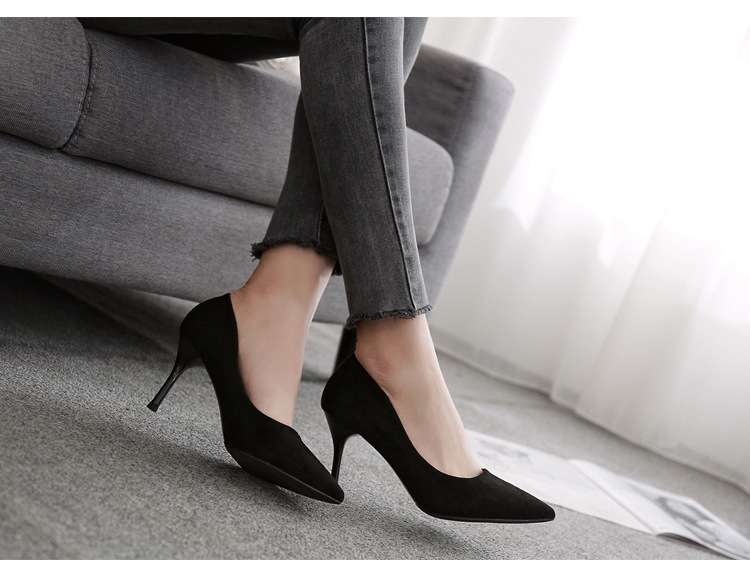 ハイヒール エレガントポインテッドトゥパンプス
