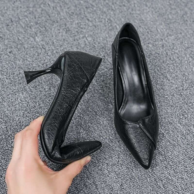 ハイヒール クラシカル細魅せパンプス