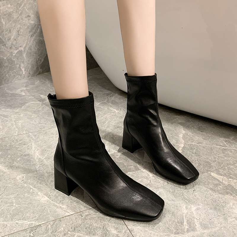 ハイヒール スタイリッシュ美脚ブーツ