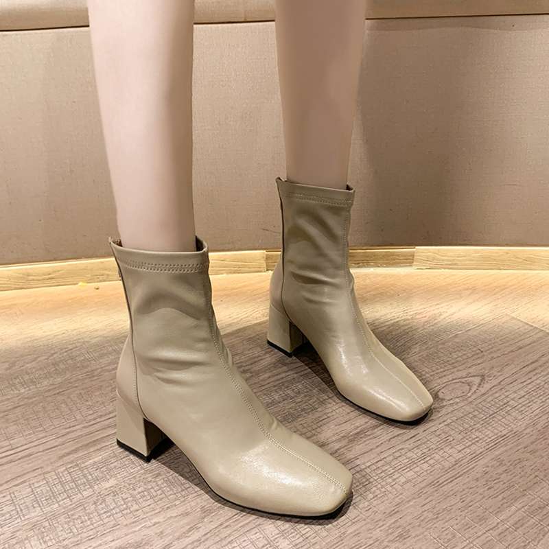 ハイヒール スタイリッシュ美脚ブーツ