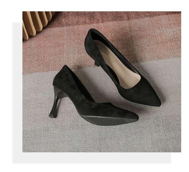 ハイヒール シンプル優美パンプス