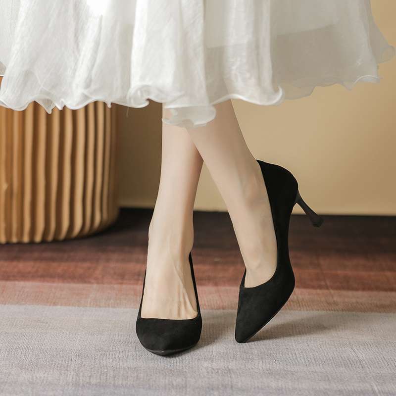 ハイヒール シンプル優美パンプス