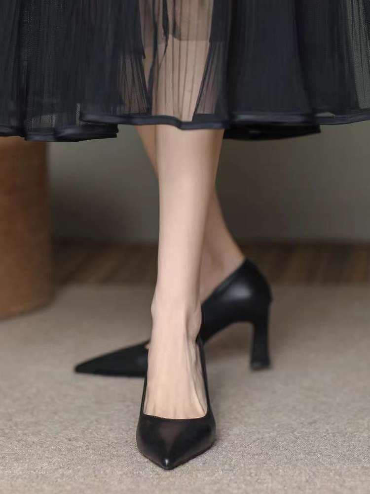 ハイヒール スタイリッシュ美脚パンプス