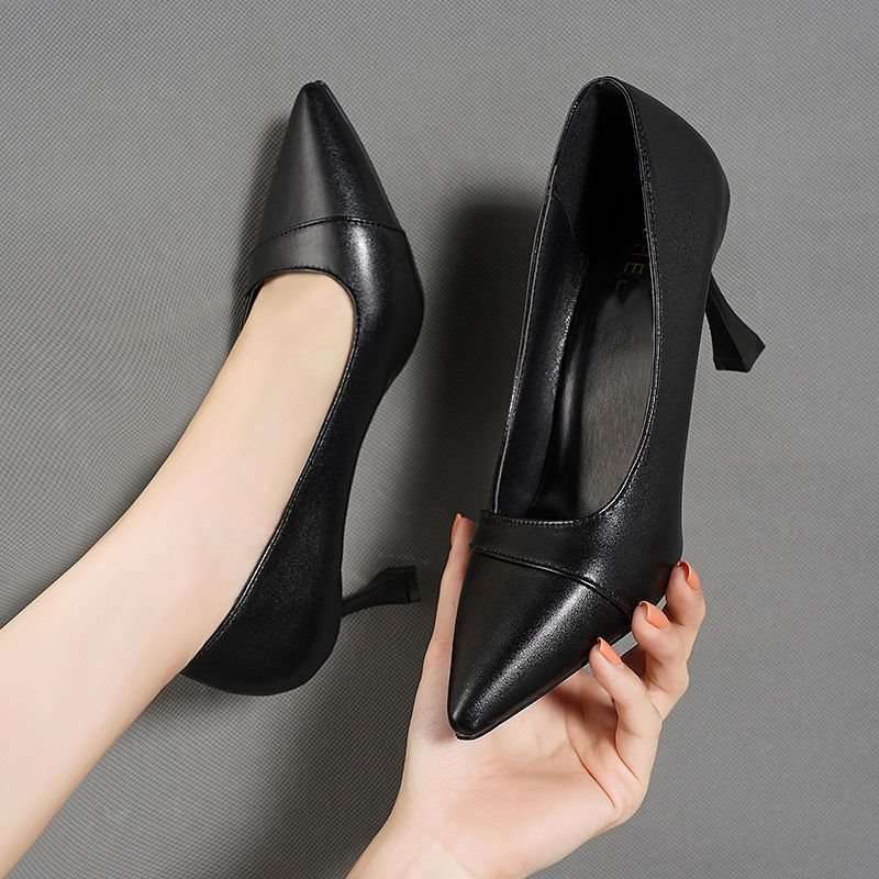 ハイヒール クラシカル細魅せパンプス