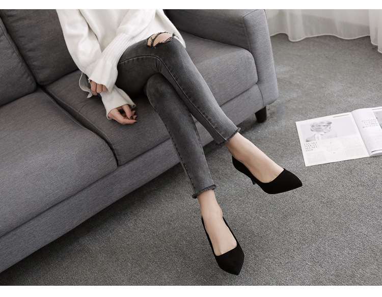 ハイヒール エレガントポインテッドトゥパンプス