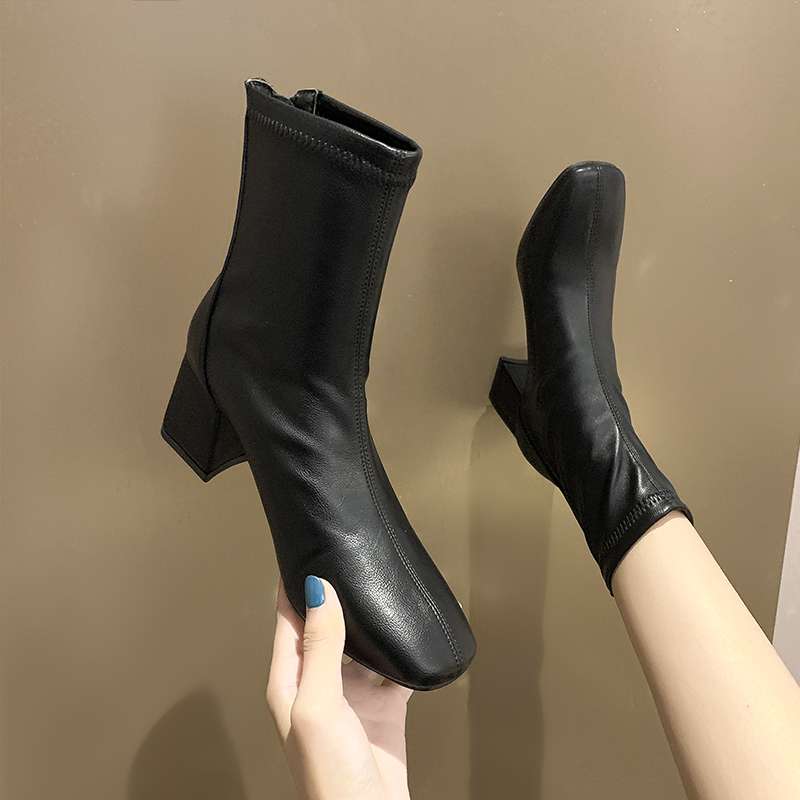 ハイヒール スタイリッシュ美脚ブーツ