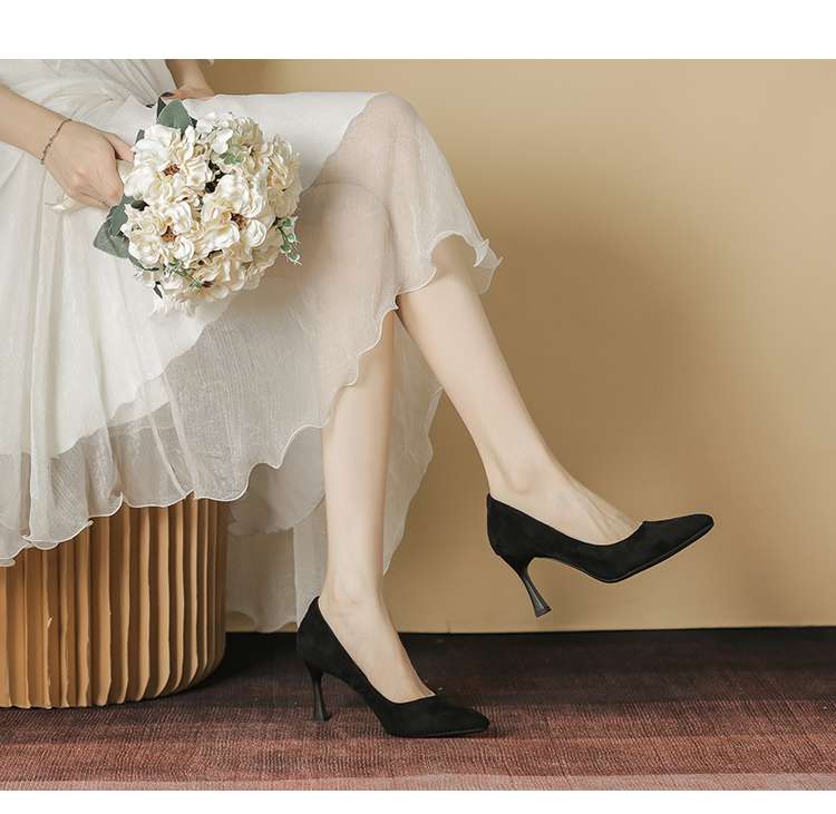 ハイヒール シンプル優美パンプス