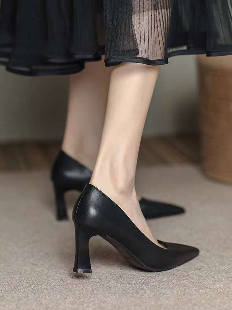 ハイヒール スタイリッシュ美脚パンプス